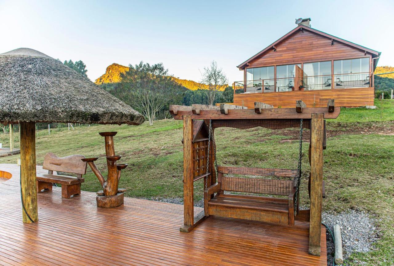 Bangalos Refugio Do Vale Santa Maria do Erval Екстериор снимка